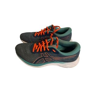 Women’s Asics Running Shoes - Aqua and Tangerine